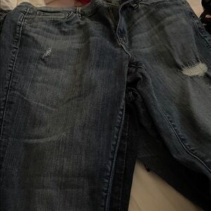 LOFT Women's Skinny Jeans - Dark Blue